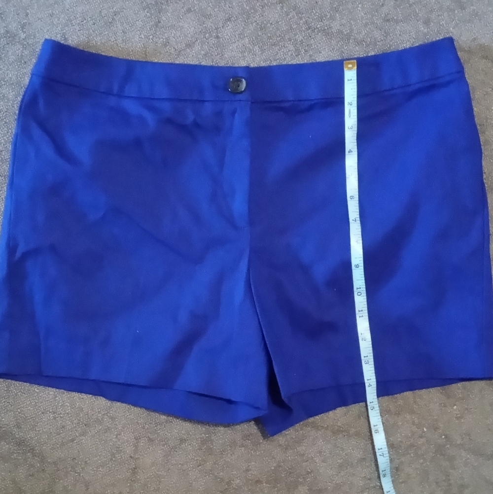 Worthington High Waist Royal Blue Shorts